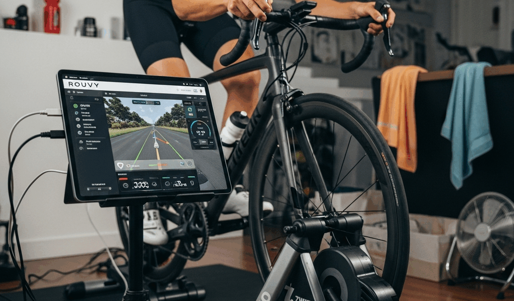 Professional photograph related to: Zwift Hub with Rouvy — Does It Work and How to Set It Up. High q