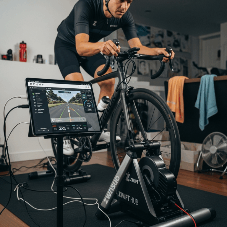 Professional photograph related to: Zwift Hub with Rouvy — Does It Work and How to Set It Up. High q